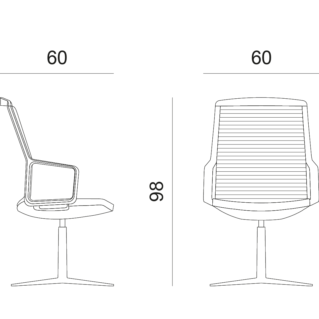 disegno sedie direzionali ufficio