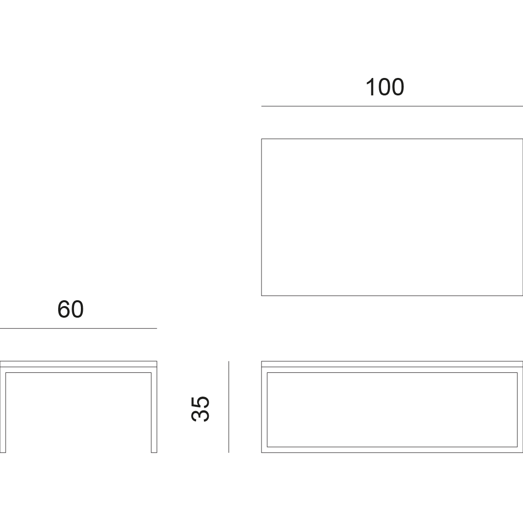 immagine disegno tecnico tavolo apollo