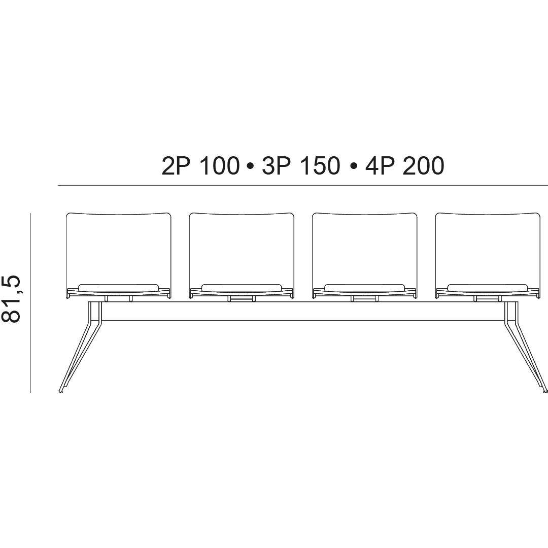 disegno tecnico seduta daisy