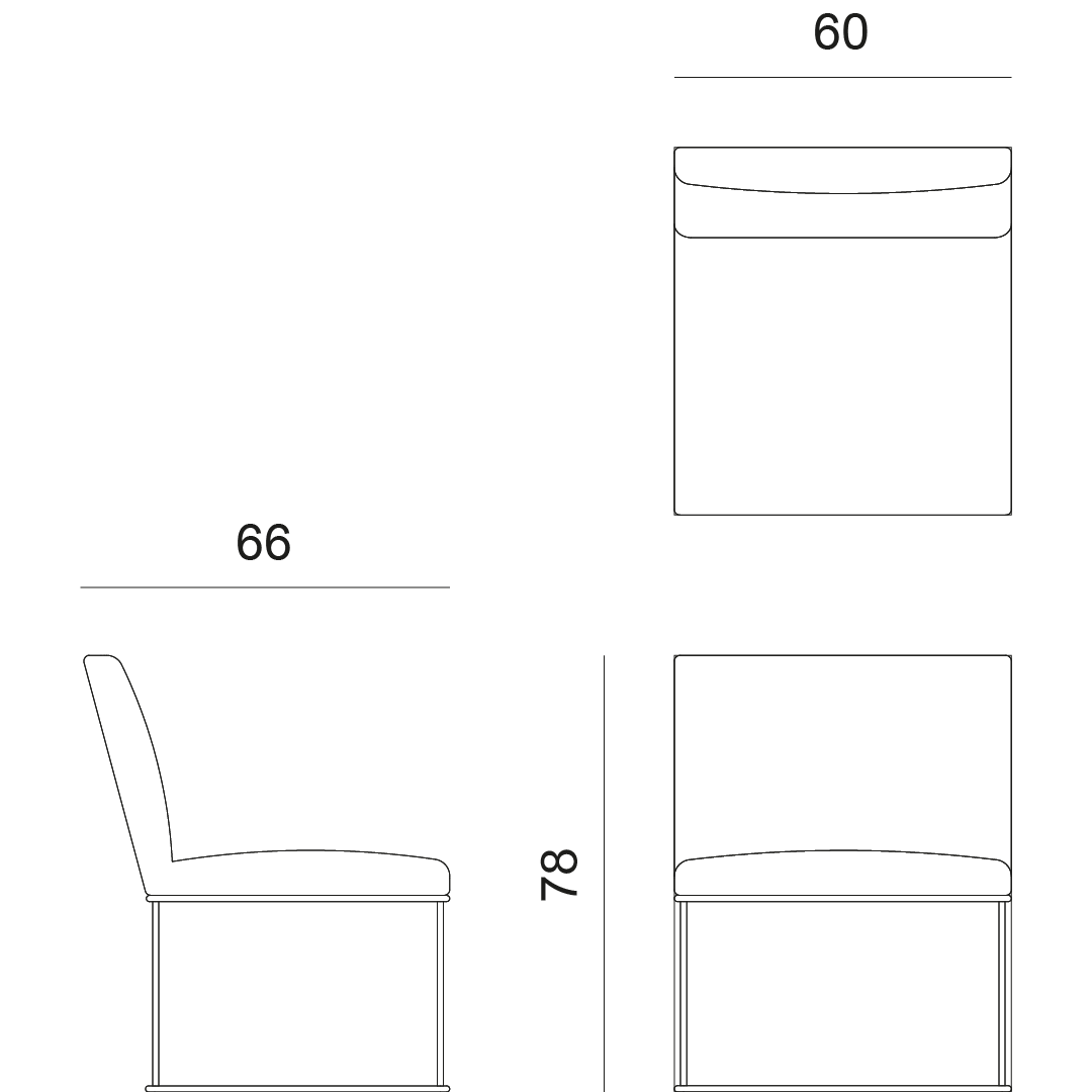 disegno panca per interni