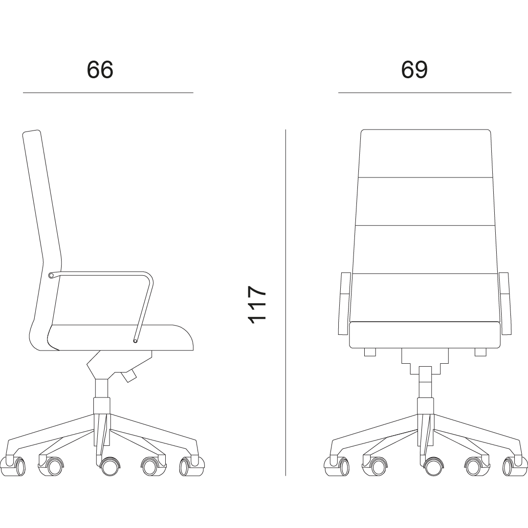 disegno tecnico seduta star